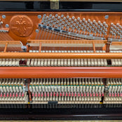 Feurich 115 Upright Piano In Polished Ebony: Serial No: F14672 | Second Hand