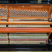 Feurich 115 Upright Piano In Polished Ebony: Serial No: F14672 | Second Hand