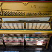 Yamaha U3 Upright Piano in Polished Black Serial No: H2026960 | RECONDITIONED AS NEW