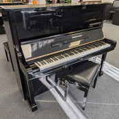 Yamaha U3 Upright Piano In Polished Ebony: Serial No: 2414591 | Second Hand