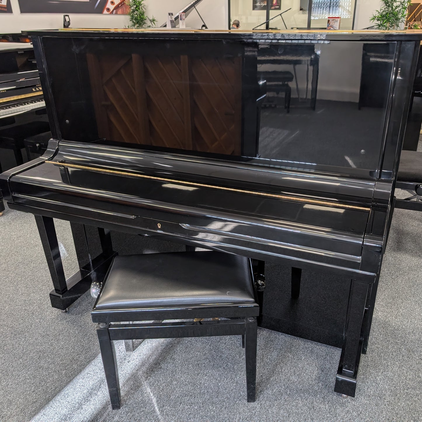 Yamaha U3 Upright Piano In Polished Ebony: Serial No: 2414591 | Second Hand