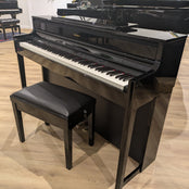 Roland HP704PE Polished Ebony Digital Piano Incl Stool Serial No: Z7Q1832 | Second Hand