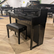 Roland HP704PE Polished Ebony Digital Piano Incl Stool Serial No: Z7Q1832 | Second Hand