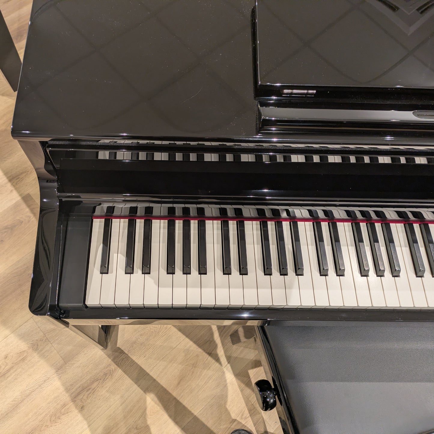 Roland HP704PE Polished Ebony Digital Piano Incl Stool Serial No: Z7Q1832 | Second Hand