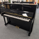 Yamaha B3 Upright Piano in Polished Black: Serial No: J36416044 | Second Hand