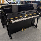Yamaha B3 Upright Piano in Polished Black: Serial No: J36416044 | Second Hand