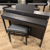Roland HP702 Digital Piano in Charcoal Black Incl Matching Stool Serial No: Z0M3948 | Second Hand