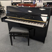 Kawai K15E Upright Piano in Polished Ebony: Serial No: F125074 | Second Hand