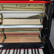 Kawai K15E Upright Piano in Polished Ebony: Serial No: F125074 | Second Hand