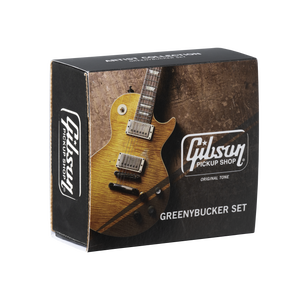 Gibson Kirk Hammett Greenybucker Set (Double black, Nickel cover, Unpotted, Rhythm pickup reverse polarity, T: 8.7k, R: 8.3K, Alnico 2)