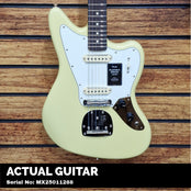 Fender Player II Jaguar; Rosewood Fingerboard; Hialeah Yellow | With FREE Gigbag