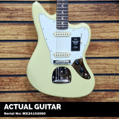 Fender Player II Jaguar; Rosewood Fingerboard; Hialeah Yellow | With FREE Gigbag