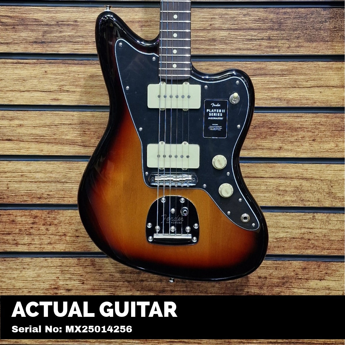 Fender Player II Jazzmaster; Rosewood Fingerboard; 3-Color