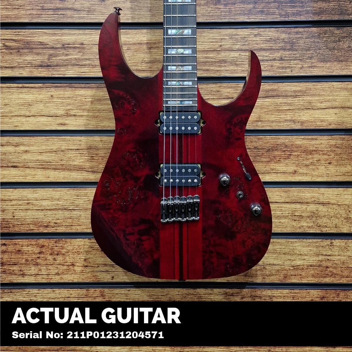 Ibanez RGT1221PB-SWL Electric Guitar; Stained Wine Red
