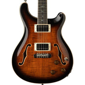 PRS SE Hollowbody II Piezo Electric Guitar; Orange Tiger Smokeburst