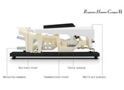 Kawai ES520 Portable Digital Piano; White Stand & Bench Bundle
