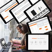 Roland LX9 Digital Piano Concert Package; Polished White