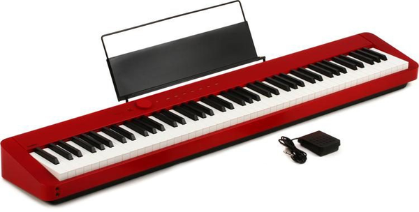 Casio PX-S1100 Digital Piano; Red with FREE SP34 Triple Pedal