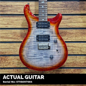 PRS SE Custom 24 Electric Guitar; Charcoal Cherry Burst