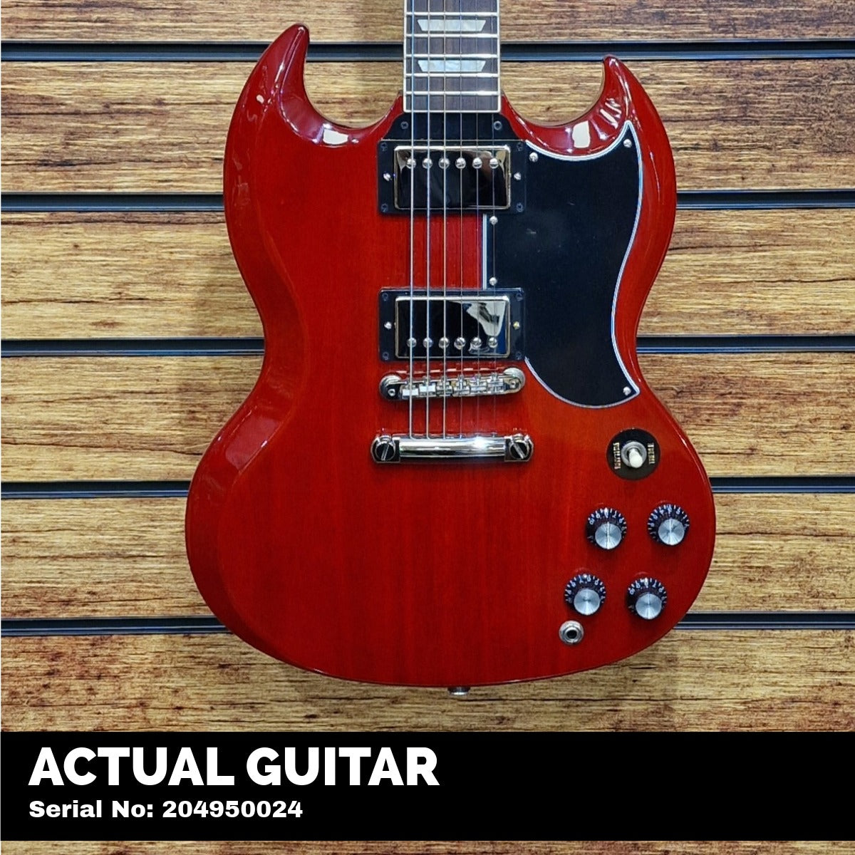 ギター Gibson SG Standard 61 Reissue Gibson SG Standard '61 Stop Bar; Vintage Cherry | With 3 FREE