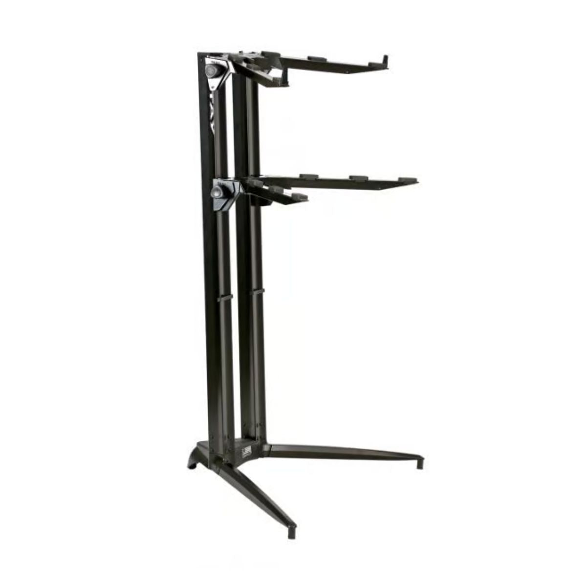 Quiklok SL919 Two Tier Stage Piano & Keyboard Stand; Black