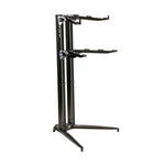 Quiklok SL919 Two Tier Stage Piano & Keyboard Stand; Black
