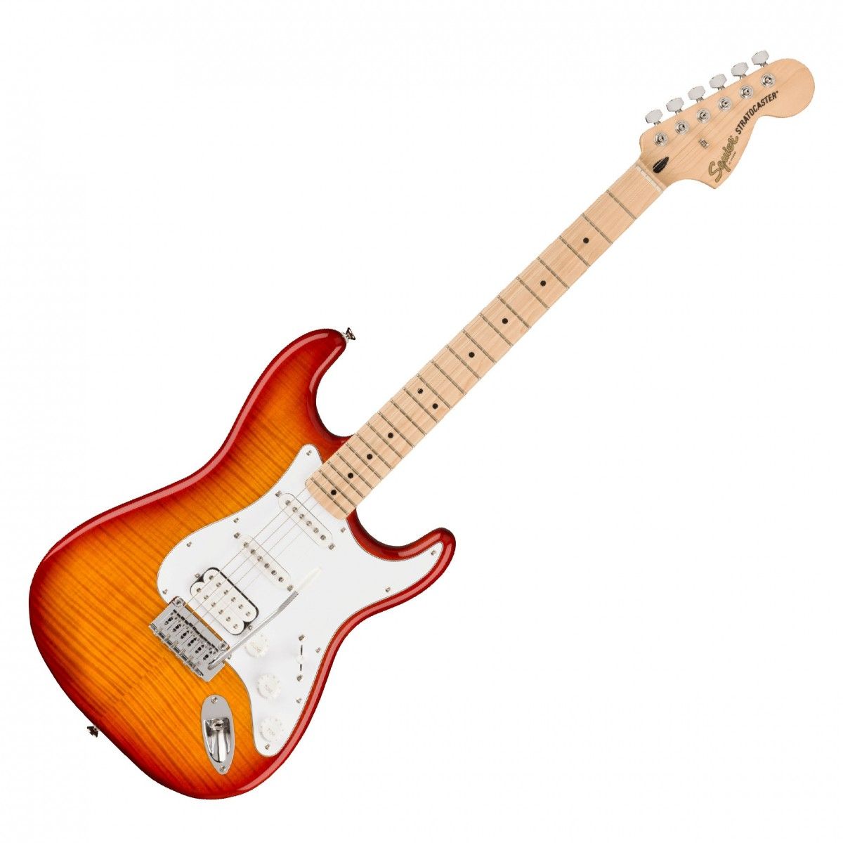 Squier Affinity Series Stratocaster FMT HSS; Sienna Sunburst