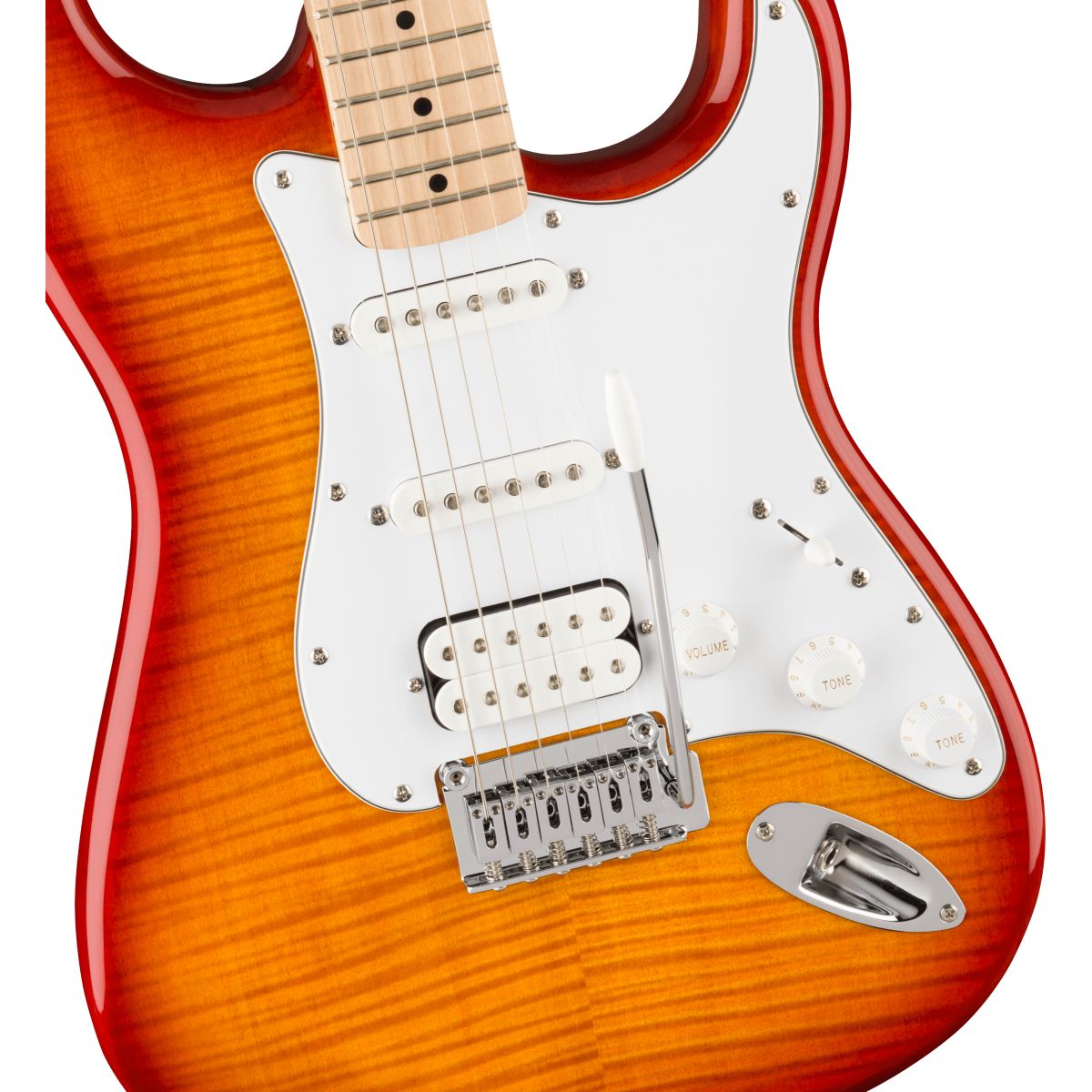 Squier Affinity Series Stratocaster FMT HSS; Sienna Sunburst
