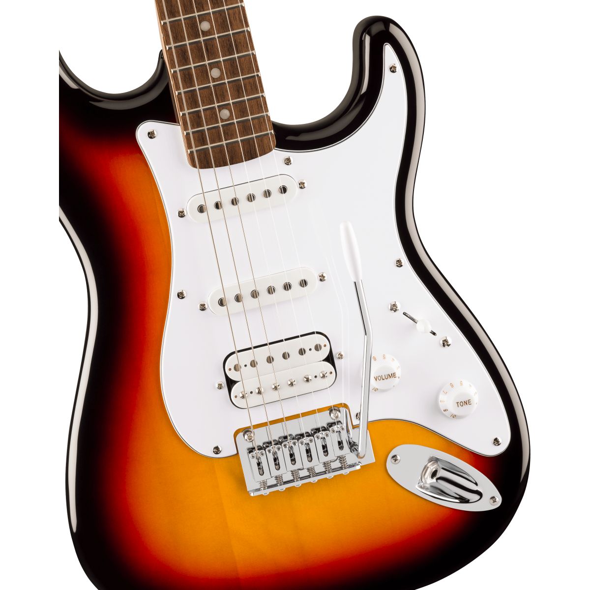 Squier Affinity Series Stratocaster Junior HSS; 3 Colour Sunburst