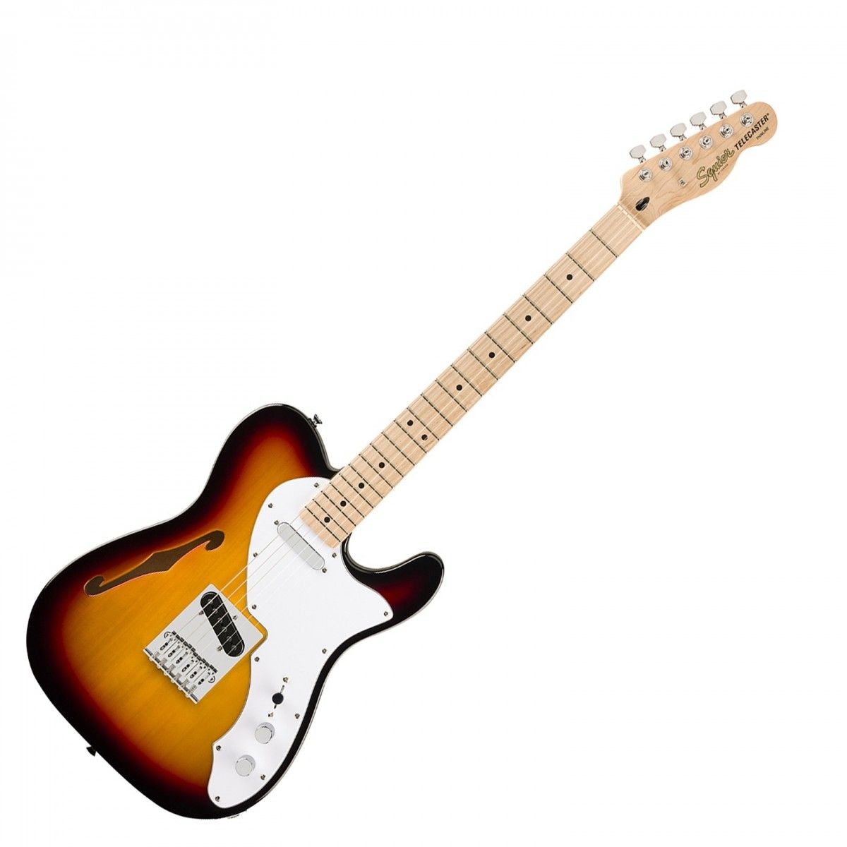 Squier Affinity Series Telecaster Thinline; 3-Color Sunburst