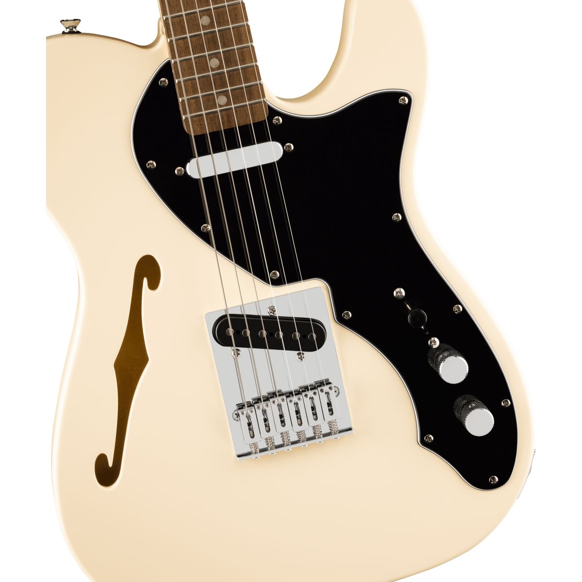 Squier Affinity Series Telecaster Thinline; Olympic White
