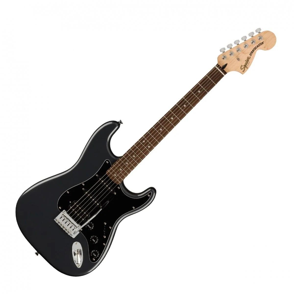 Squier Affinity Stratocaster HSS Guitar Pack Charcoal Frost Metallic