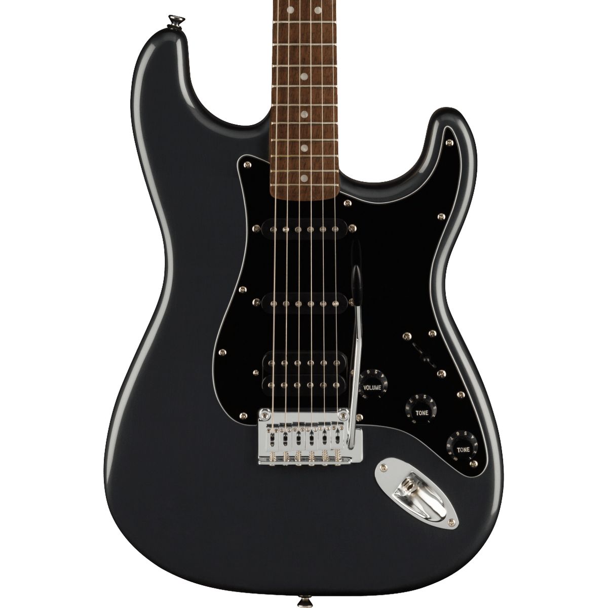 Squier Affinity Stratocaster HSS Guitar Pack Charcoal Frost Metallic
