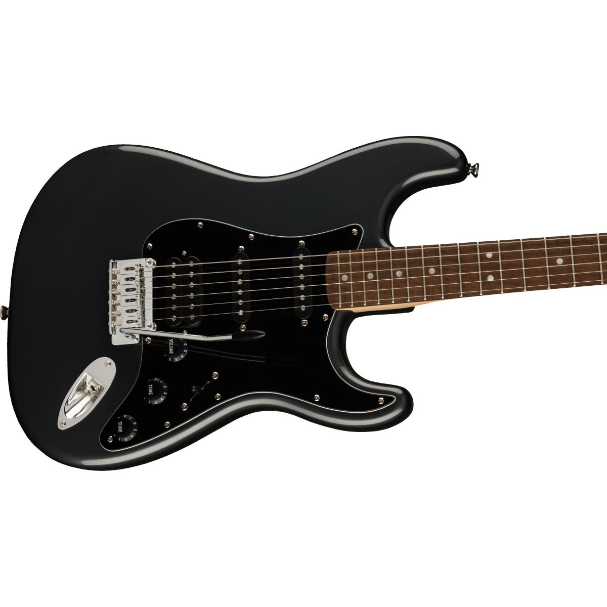 Squier Affinity Stratocaster HSS Guitar Pack Charcoal Frost Metallic