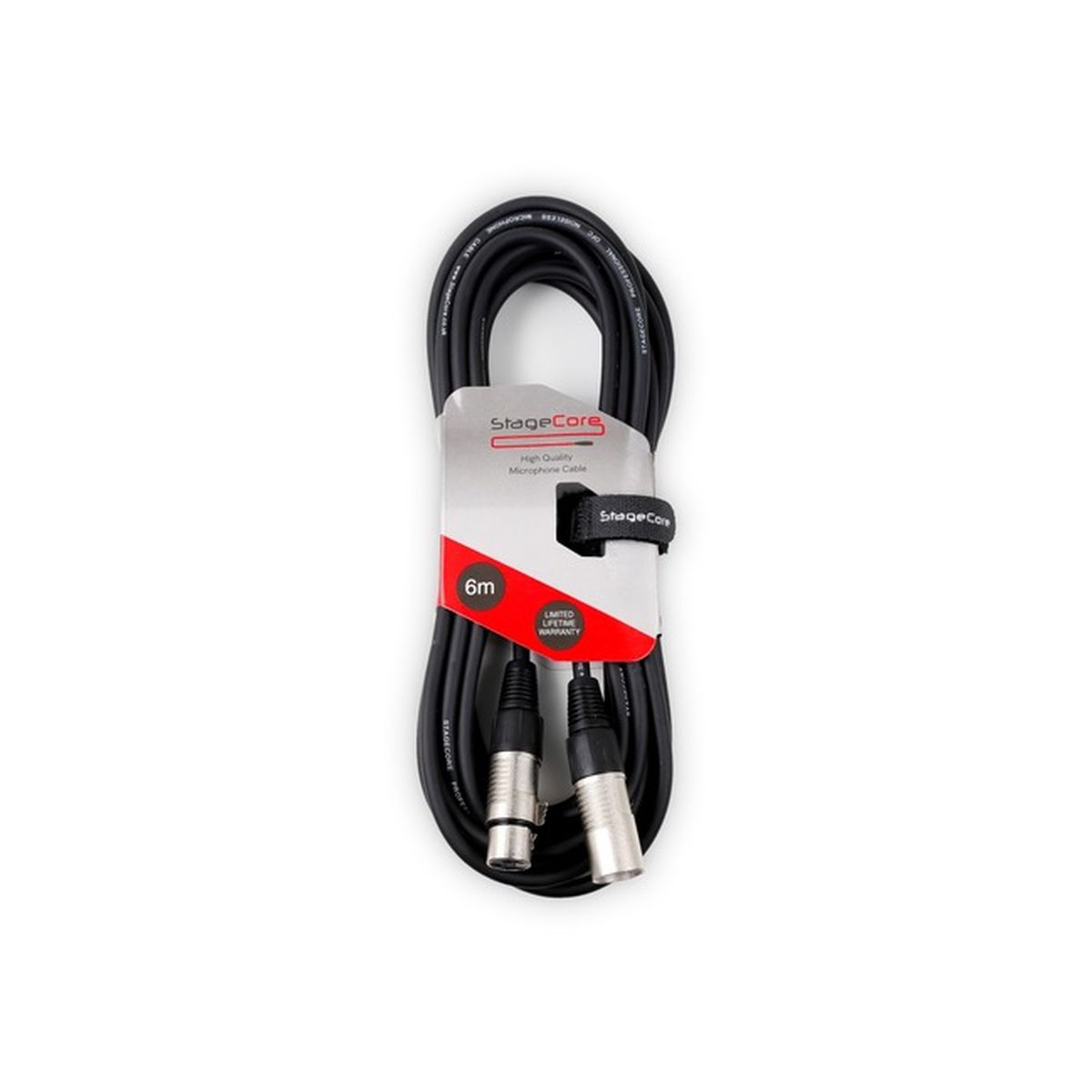 StageCore 350 6m XLR to XLR Mic Cable; Black