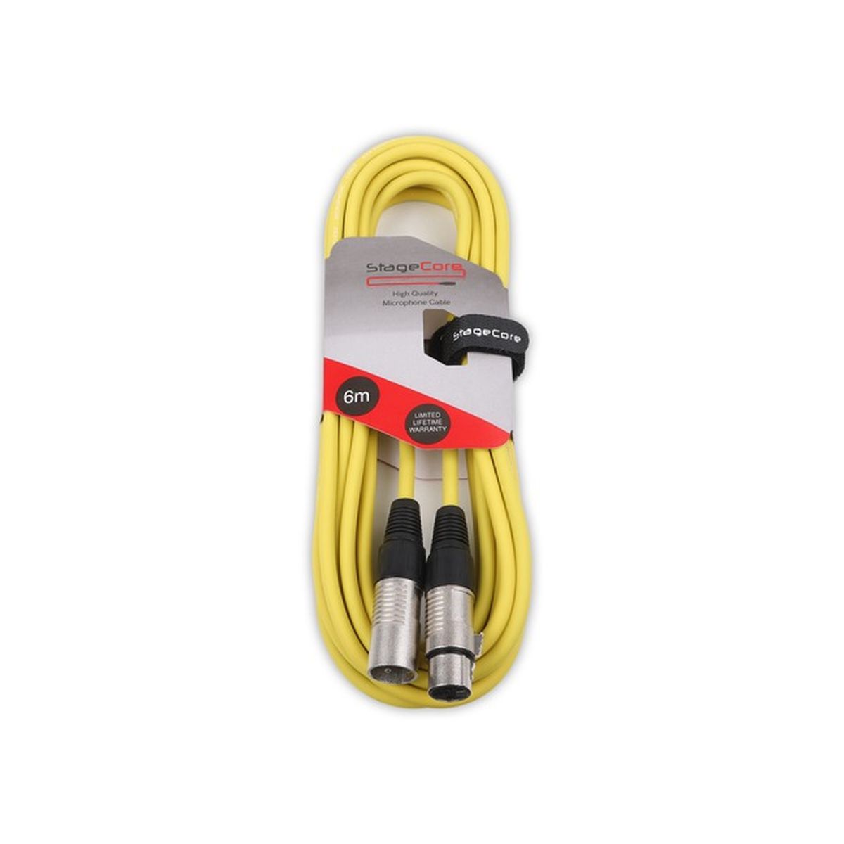 StageCore 350 6m XLR to XLR Mic Cable; Yellow