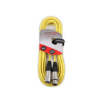 StageCore 350 6m XLR to XLR Mic Cable; Yellow