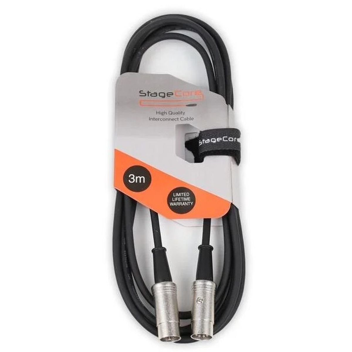Stagecore iCore 100 5 Pin Midi Cable 3m | Bonners Music
