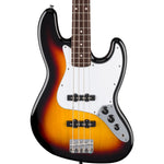 Fender Standard Jazz Bass; Laurel Fingerboard, White Pickguard, 3-Color Sunburst