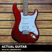 Fender Standard Stratocaster; HSS, Laurel Fingerboard, White Pickguard, Candy Cola
