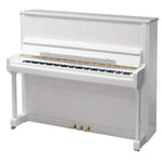 W. Hoffmann Tradition T122 Upright Piano in Polished White
