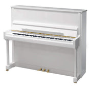 W. Hoffmann Tradition T122 Upright Piano in Polished White