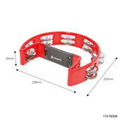 Tambourine - Single D | Red