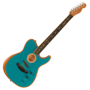 Fender American Acoustasonic Telecaster Acoustic Ocean Turquiose Guitar