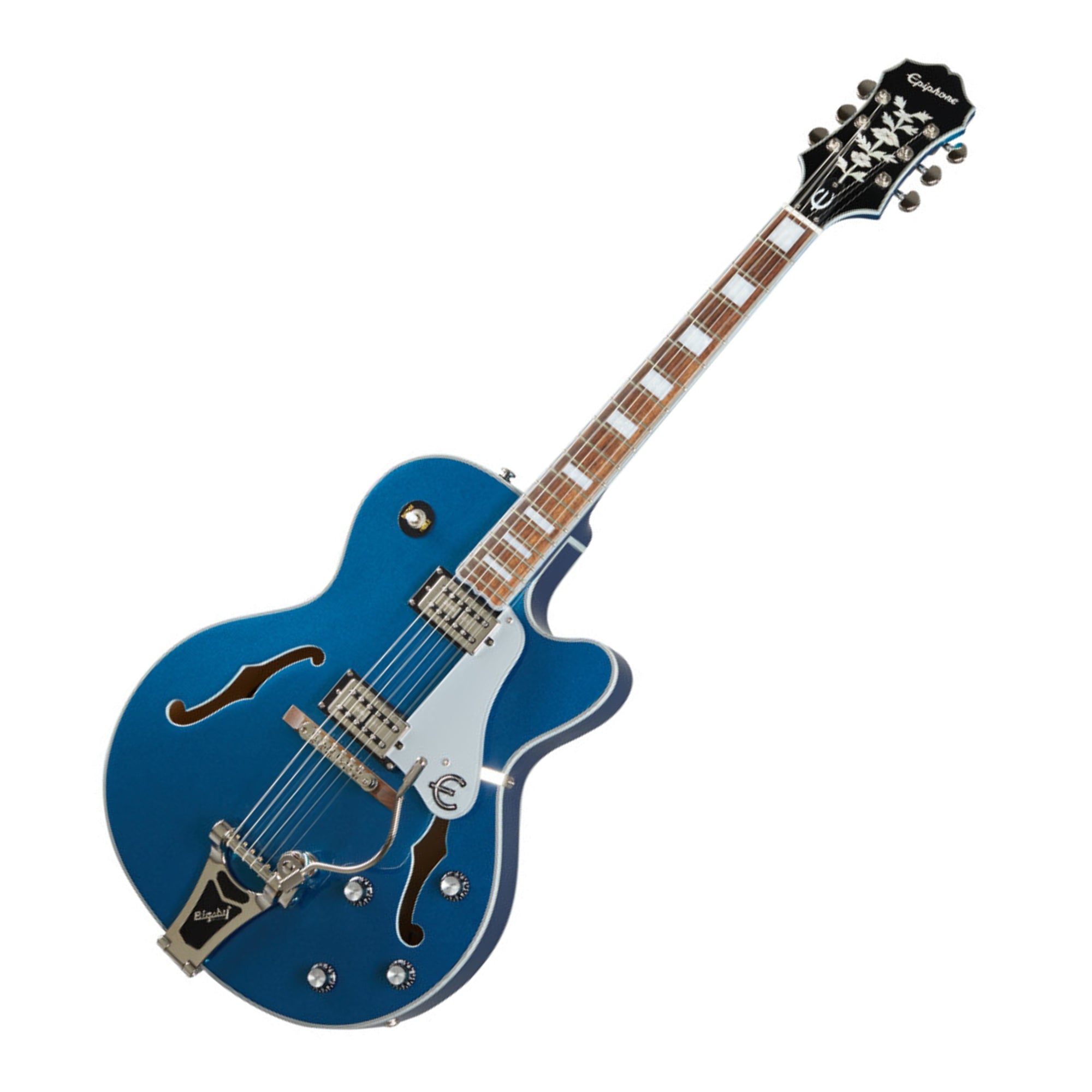 Epiphone Emperor Swingster; Delta Blue Metallic | Bonners Music