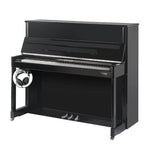 W. Hoffmann Professional P120 Upright Piano in Polished Ebony with Vario Duet Silent System