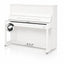 W. Hoffmann Professional P126 Upright Piano in Polished White with Vario Duet Silent System