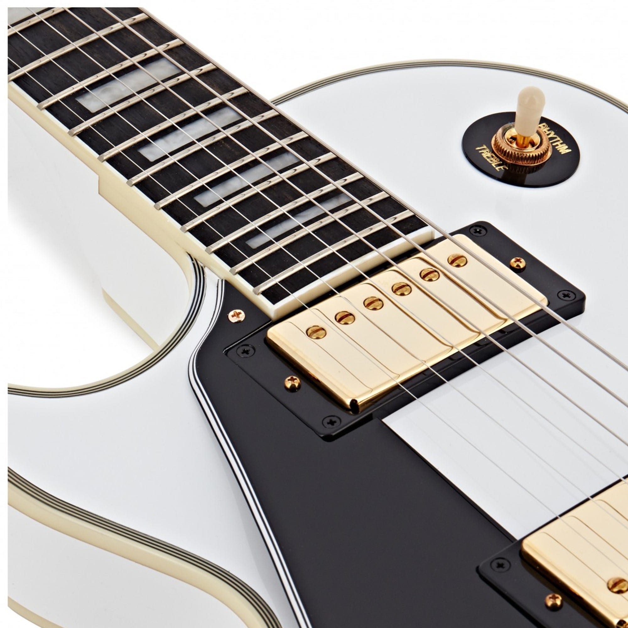 Epiphone Les Paul Custom (Left-handed); Alpine White | Bonners Music