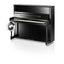 C. Bechstein Residence R6 Elegance Upright Piano in Polished Ebony with Vario Duet Silent System
