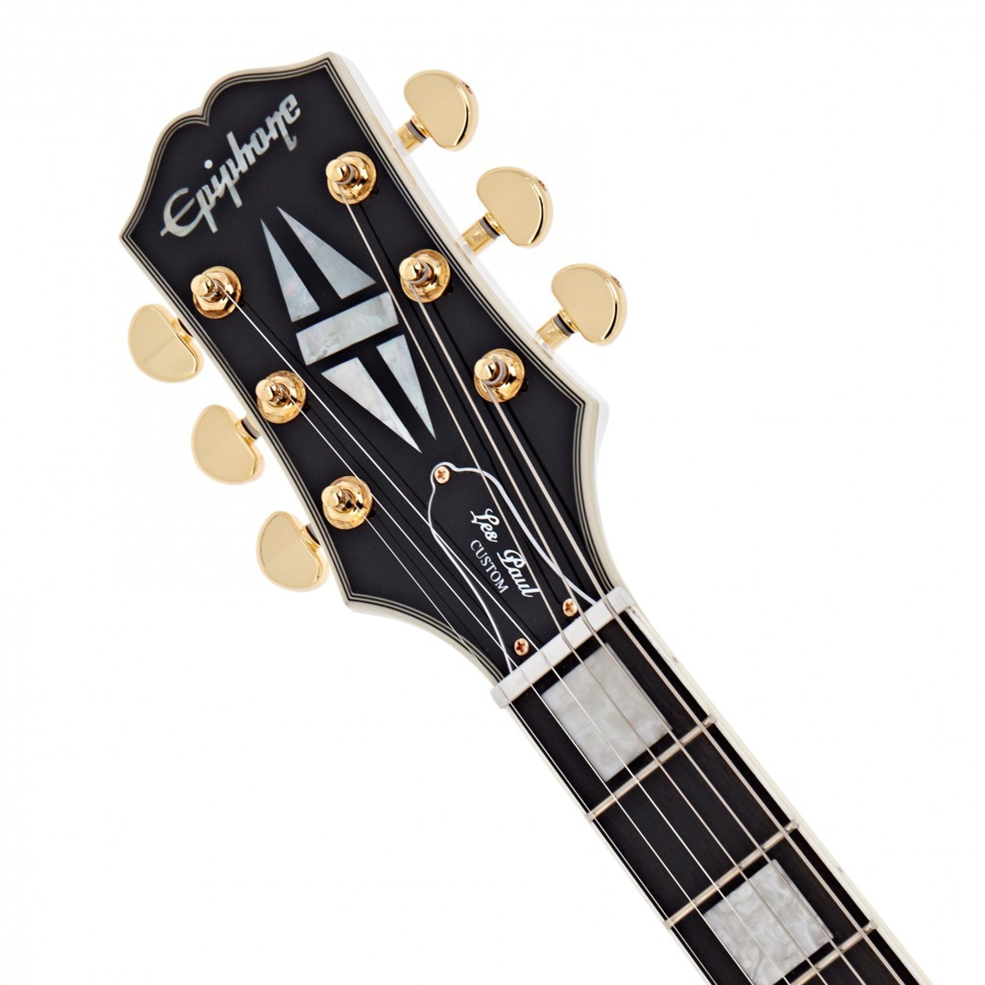 Epiphone Les Paul Custom (Left-handed); Alpine White | Bonners Music